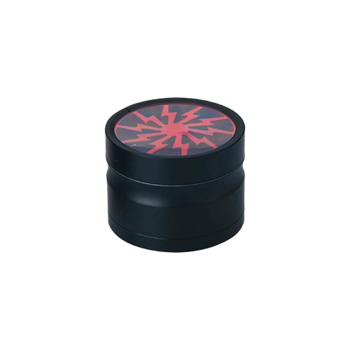 grinder Teddy 4 parties de 50 mm en aluminium, motif éclair
