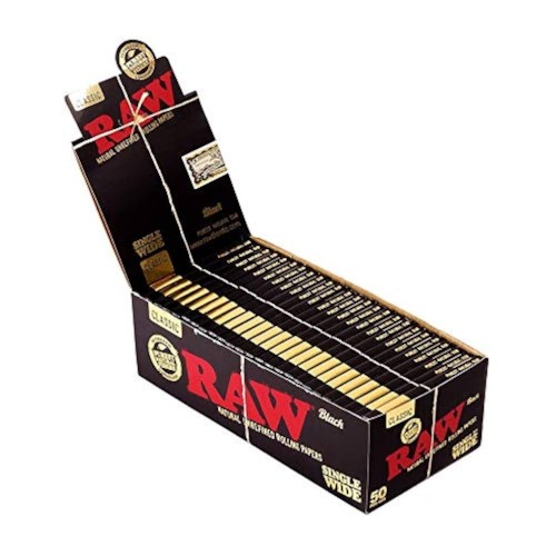 carnet de feuilles RAW Black format regular extra fines