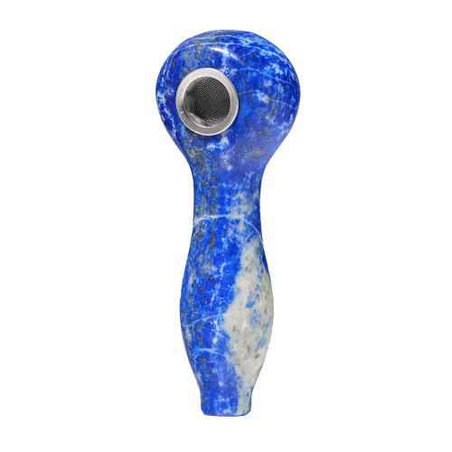 pipe spoon taillée dans un bloc d'améthyste naturelle