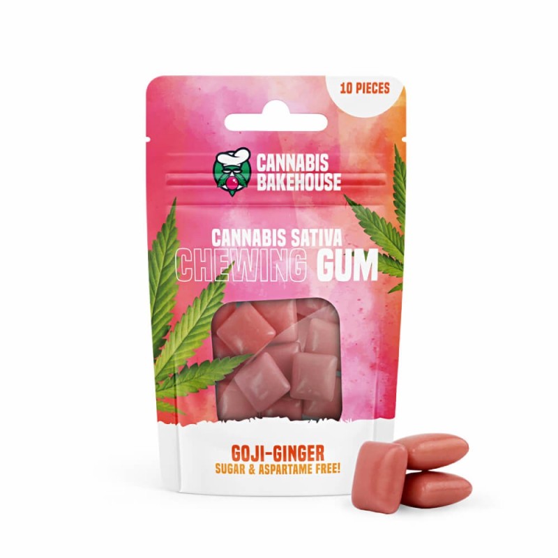 Chewing Gum Goji Gingembre – Cannabis Sativa 10 pcs