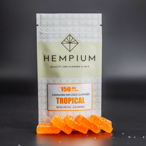 Sachet collector Hempium 5x30 mg fermé, variante au choix