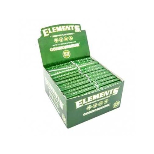 carnet Elements Green Connoisseur avec feuilles et filtres