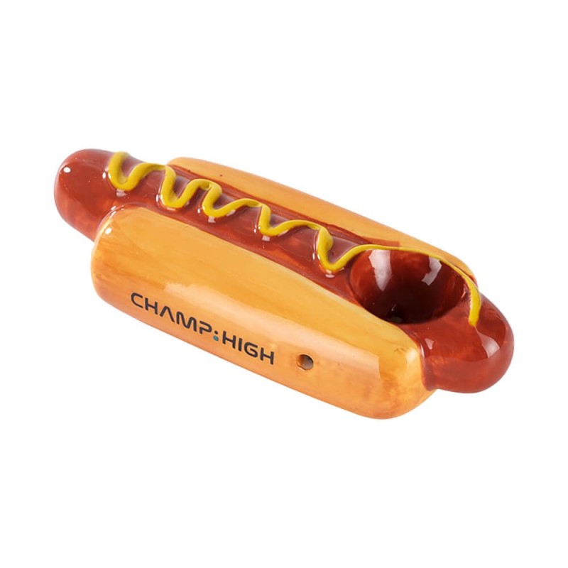 pipe Champ High en forme de hot dog