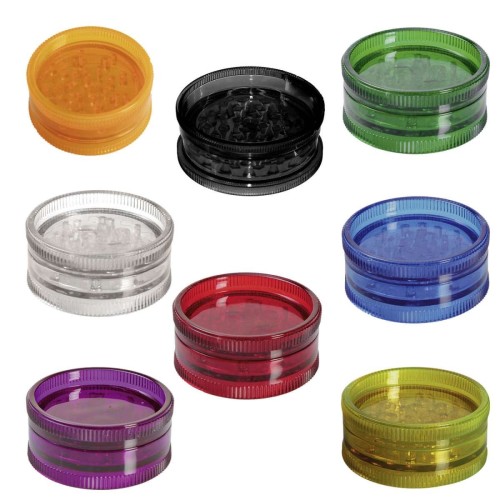 grinder en acrylique 2 parties, dents diamant