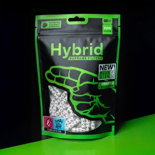 sachet de 200 filtres Hybrid Supreme Plus Size 8,2 mm