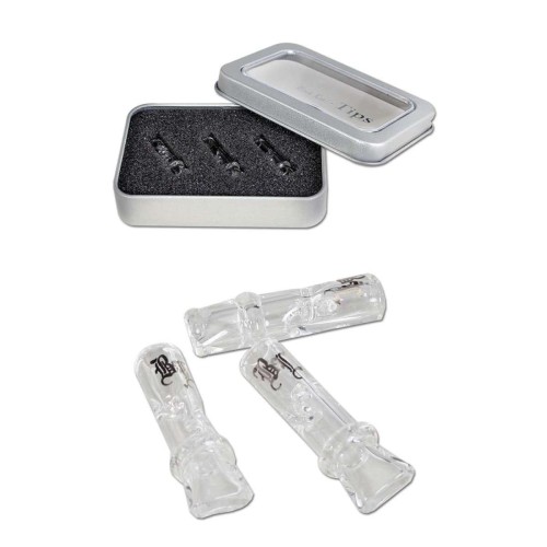 embouts en verre borosilicate Black Leaf de 7 mm