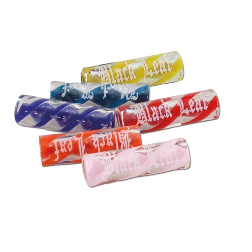 Embouts Verre Colorés Black Leaf 9mm – Lot de 5 Réutilisables