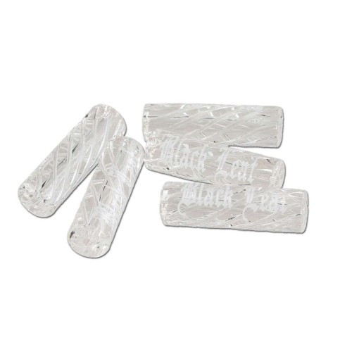 Embouts Verre Black Leaf 9mm Transparents – Lot de 5 Réutilisables