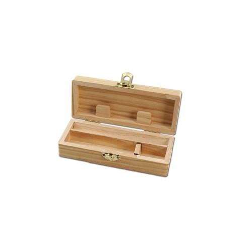 petite boîte à rouler Spliff Box Small en bois avec rainure de roulage en V