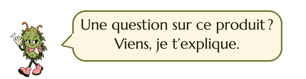 Miss Bud montre un document : une question sur ce produit, viens, je t'explique